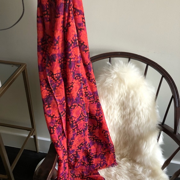 Colorful printed scarf - Picture 2 of 2